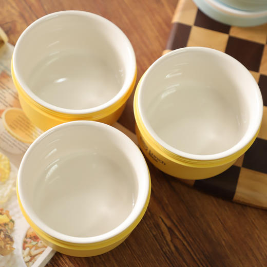 “送牛津布保温手提袋”HOKIDO 陶瓷内胆保鲜饭盒 可微波 耐高温耐腐蚀 双层装/三层装 商品图6