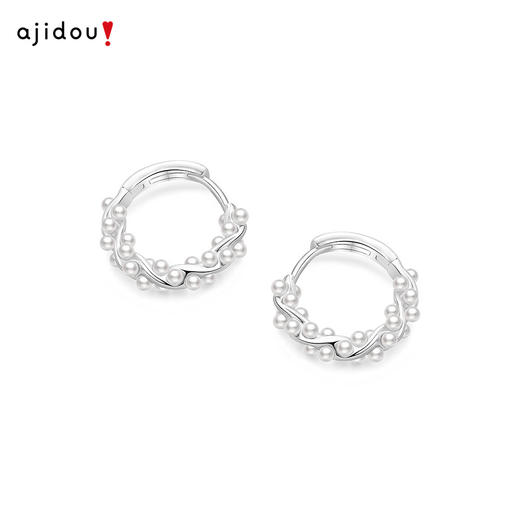 AJIDOU阿吉豆耳饰女款时尚耳钉耳环耳圈 商品图0