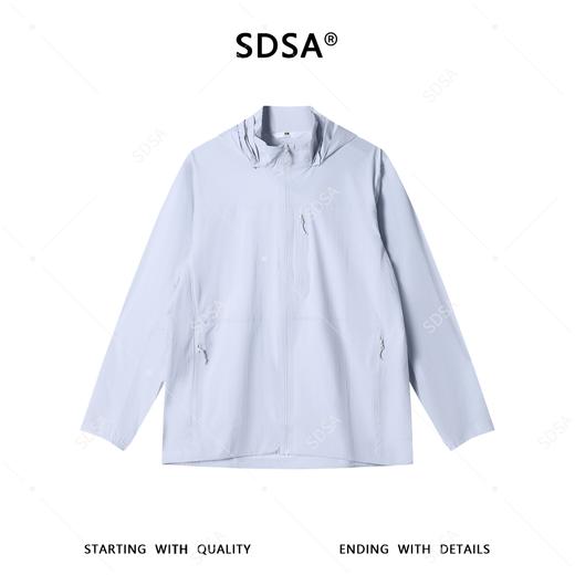 SDSA男装2026新款高贵轻奢时尚纯色立领夹克外套百搭拉链口袋时尚 商品图0