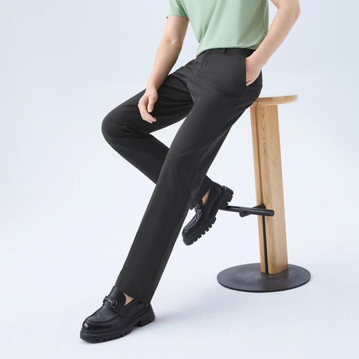 【针织弹力/调节腰头】柒牌西裤2026夏季新款高弹休闲商务裤子男 130H72620 商品图1