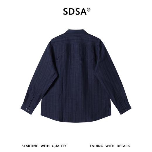 SDSA男装2026新款高贵轻奢极简风百搭时尚长袖衬衫百搭宽松衬衣 商品图4