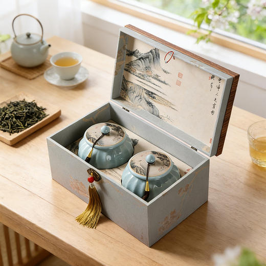 素言茶坊~高山流水头采龙井400克 商品图0