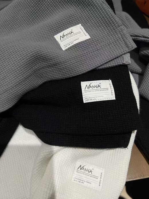 【cg1】情侣户外休闲华夫格舒适打底长袖T恤！！ 商品图3