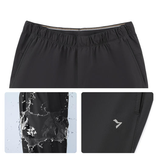 【防泼水】柒牌男式九分裤26春季新款百搭舒适松紧腰休闲便装裤 130H72010 商品图3