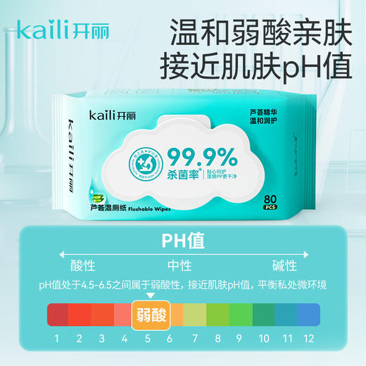 6包|湿厕纸80抽加厚加大20*15cm 商品图4