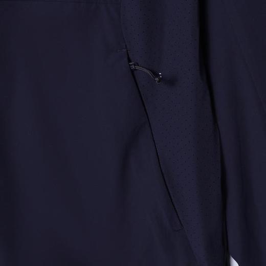 SDSA男装2026新款高贵轻奢简约纯色拉链立领连帽夹克弹力风壳衣 商品图2