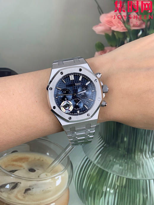 APS新品爱彼皇家橡树系列26715 蓝色盘 男士腕表 表径38mm 丹东4801机 小手腕福音 商品图5