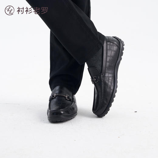 【总裁约会】真牛皮一脚蹬乌拉草鞋垫皮鞋255Y7S316N 商品图2