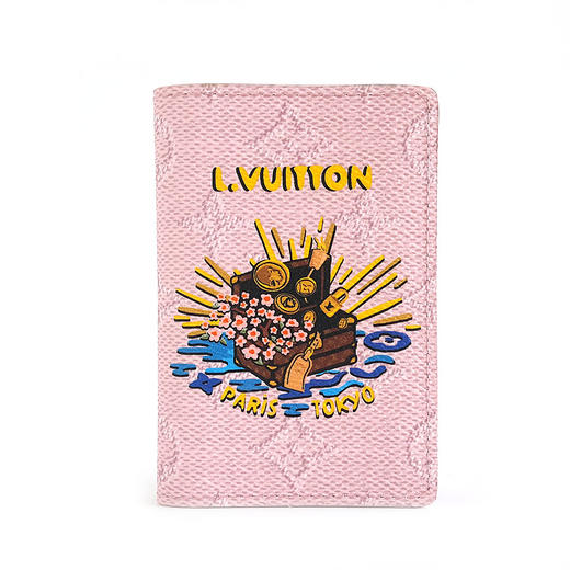 【闲置】LV路易威登M25973粉色Nigo联名卡包口袋钱夹女090326YY36 商品图0