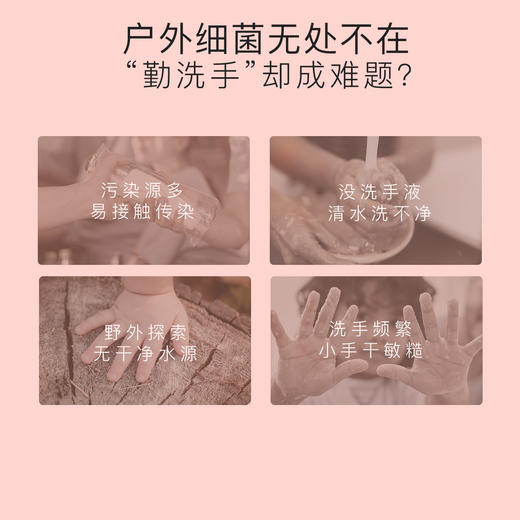 【贝德美】儿童免洗手液户外出行便携式抗菌洗手喷雾婴幼儿专用洗手液 商品图4