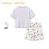 【奶噗噗IP】巴拉巴拉儿童睡衣套装夏季空调服女童家居服短袖抗菌 商品缩略图1