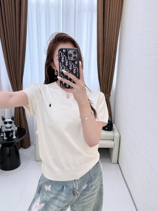 313-2出工厂大门就你家 极限秒杀 小马刺绣 基础针织短袖/针织长袖 商品图6