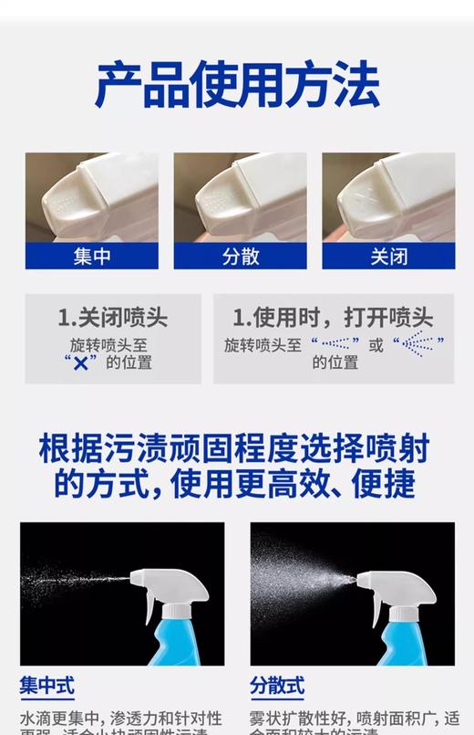 【2装装】（蓝）威宝原味多用途清洁剂即用装 500克+补充装500克 商品图7