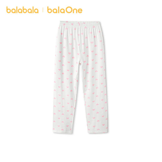 巴拉巴拉女童裤子夏季新款儿童睡裤防着凉柔软亲肤家居裤宽松舒适 商品图1