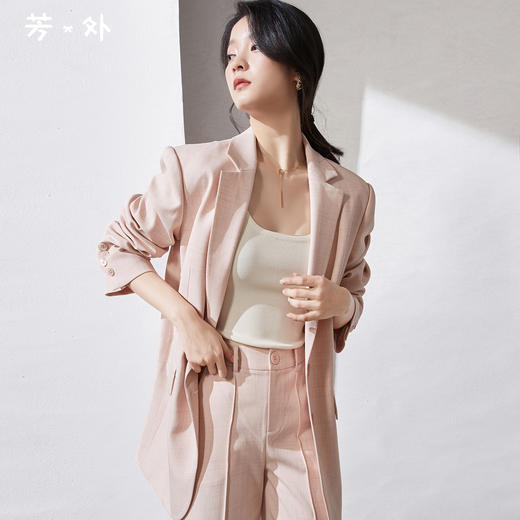 剩M 芳外新款优雅通勤西装时尚宽松休闲外套女8T22CW1378 商品图0