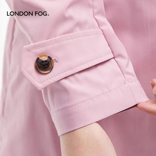 【直发】伦敦雾新品女士翻领暗门襟中款风衣-LS21WF131W 商品图3