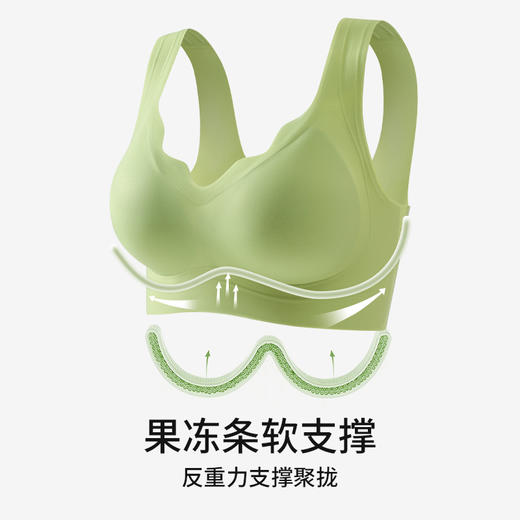 【109元任选3件】草本初色软支撑V领内衣【赠内裤1条】 商品图4