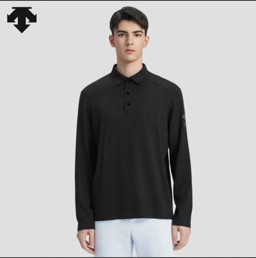 点此购买 迪桑特春秋季男士DUALIS系列都市通勤百搭长袖polo衫 yh 342098 商品图4