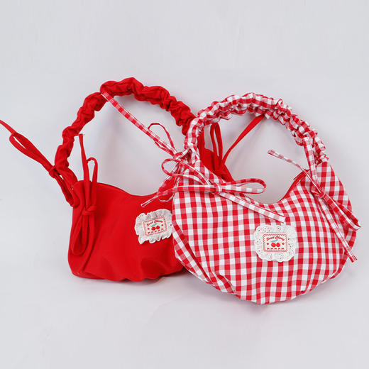 简约韩系红色系可调节抽绳包-纪念日百货门店同款169443211 商品图11