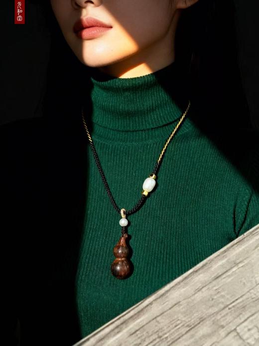 【福禄绵长】降真香精品小吊坠 长34.3mm最宽处15.3mm | 大梦香堂 商品图0