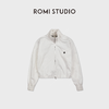 ROMI STUDIO“三角翻盖”高弹罗纹极简立领宽松夹克外套 RWCAWU6713 商品缩略图1