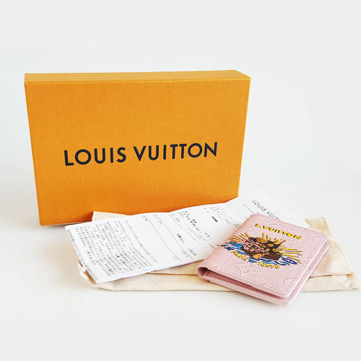 【闲置】LV路易威登M25973粉色Nigo联名卡包口袋钱夹女090326YY36 商品图1