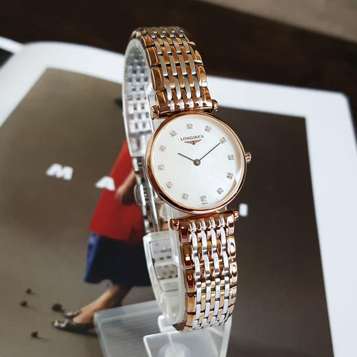 【9成新】LONGINES 浪琴L4.209.1.97.7石英机芯24MM（女款）嘉岚系列精钢PVD镀金020326NJS43 商品图2