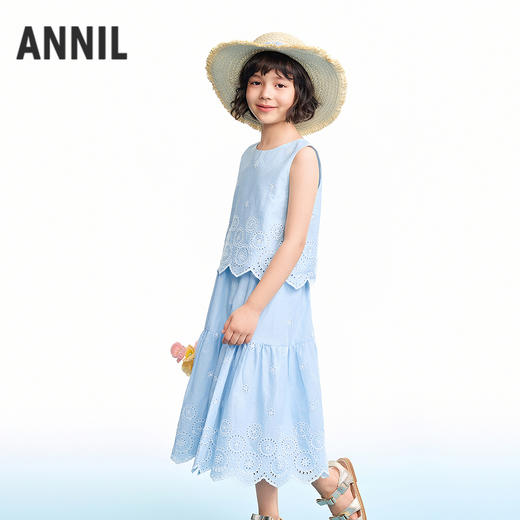 【实体店同款】女童套装夏季新款安奈儿童装AG622260 商品图1