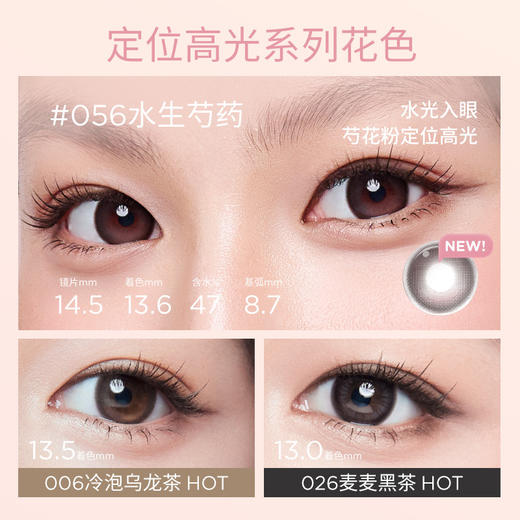 【出游抢先购】moody疯狂动物城合作硅水凝胶美瞳亚麻蓝月抛2片彩色隐形眼镜 商品图2