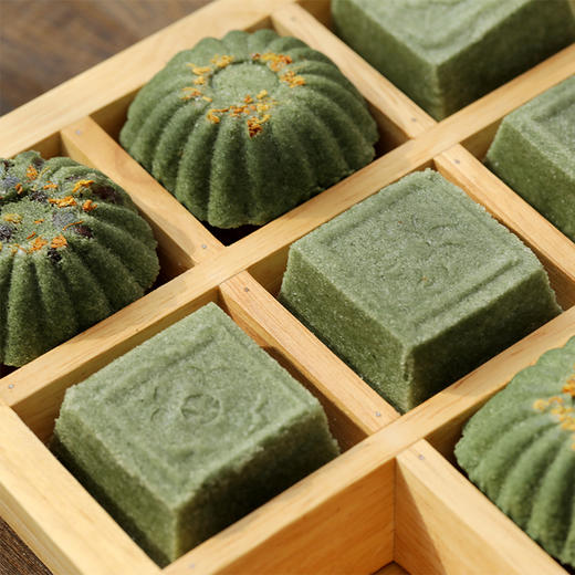 江南非遗尺糕 | 传承百年手艺 精选优质稻米 手工磨粉制作 轻甜少糖 艾草/桂花/芝麻/白玉/果蔬七彩 商品图3