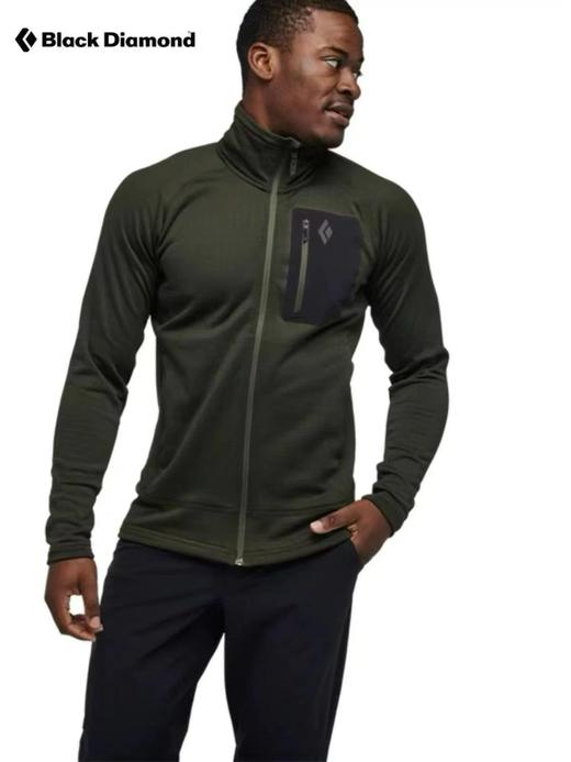 F031265户外柔软舒适抓绒衣运动立领拉链防风保暖层外套 商品图6