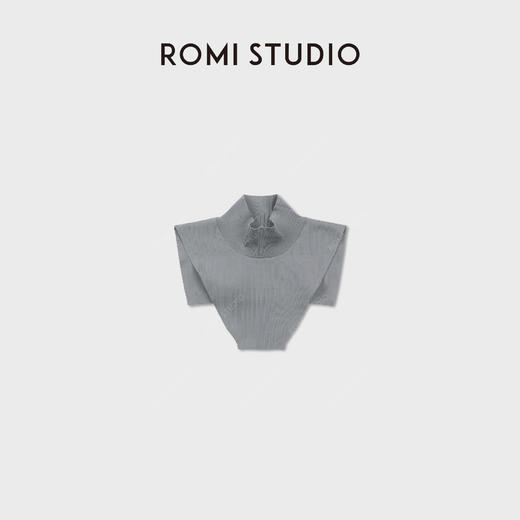 ROMI STUDIO”假领子“高弹精纺针织纱披肩式叠穿假高领RWDSPT2847 商品图0