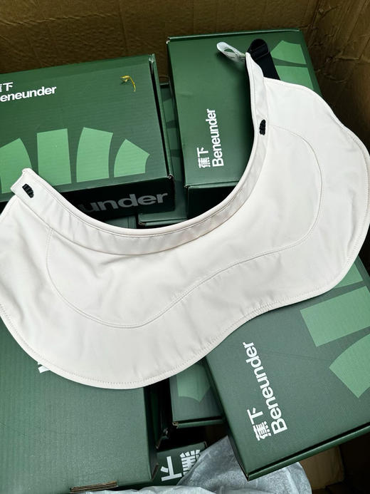 原单正品蕉下升级款蛋卷帽随行防护，UPF50+全脸防晒，紫外线？根本追不上你！升级款丝绒黑胶空境粉丝绒黑胶漫暮黑两色接单。 商品图6