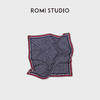 ROMI STUDIO“法式波点”100%绵羊毛软柔撞色丝巾胸巾RWDSP02639 商品缩略图3