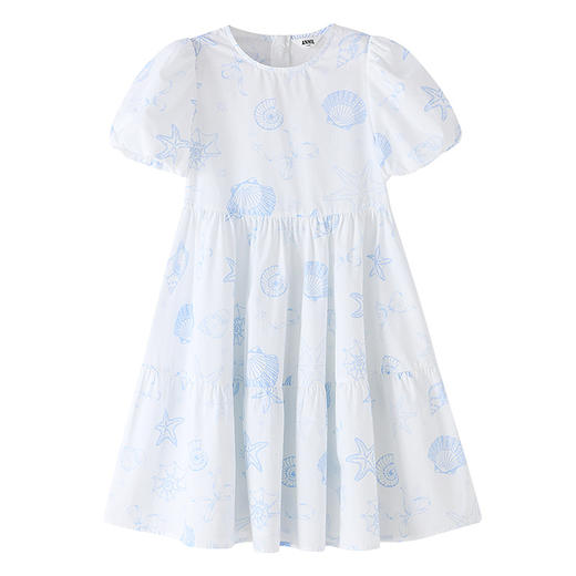 【实体店同款】女童短袖连衣裙夏季新款安奈儿童装AG623141 商品图5