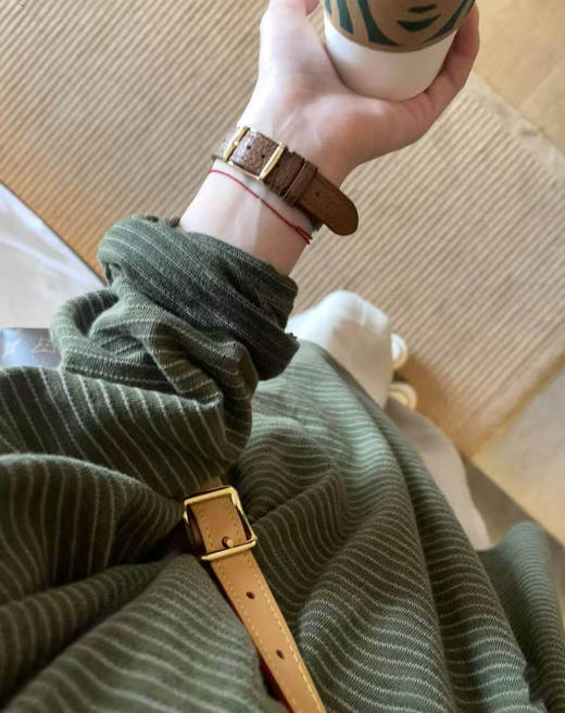 橄榄绿条纹T 商品图4