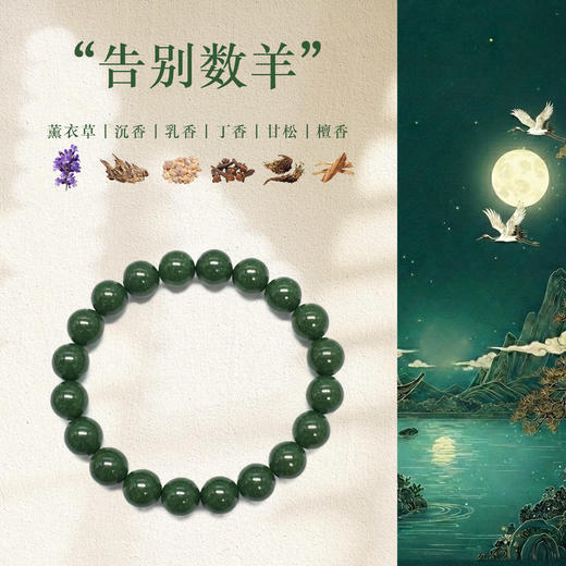 【任选两串】草本合香珠戴出“千人千香“东方美学的文化承载‌，真材实料，净化空气，驱虫驱蚊自然芳香；男女同款手作草本手串 商品图5