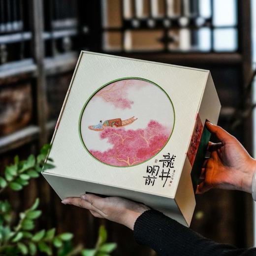 36元一套 / 一箱16套 桃花依旧220【龙井 双罐 米色】 商品图4