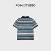 ROMI STUDIO“复古腔调”莱赛尔羊毛混纺云感高密短袖T恤RWDSS61796 商品缩略图1