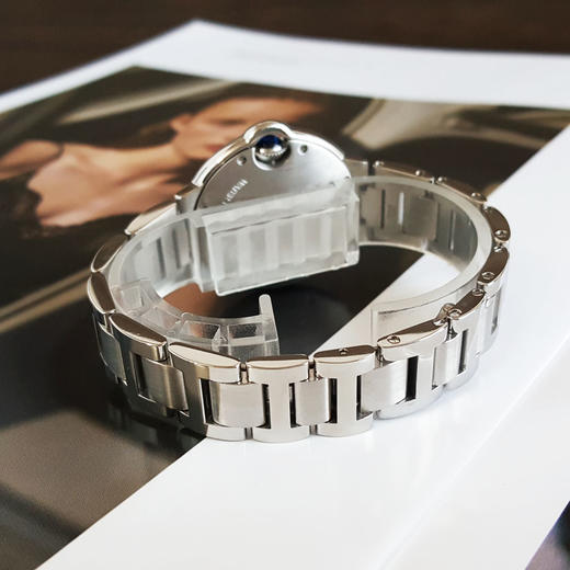 【95新】CARTIER 卡地亚WE902074自动机械机芯33MM（女款）蓝气球系列镶嵌钻石刻度060326NJS03 商品图3