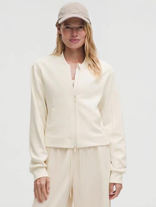 lu*同款Softstreme罗纹小廓形短款外套 商品图4