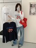 韩系松弛感・🍅小番茄印花长袖T恤 商品缩略图5