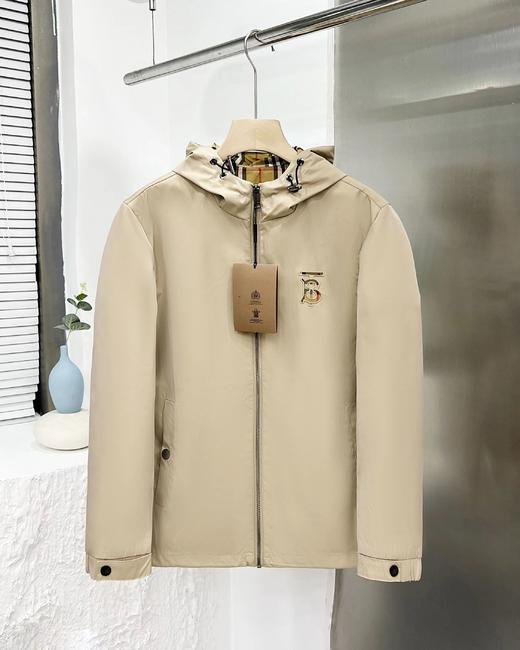 F031224春秋季新款字母刺绣男士连帽夹克外套 商品图3