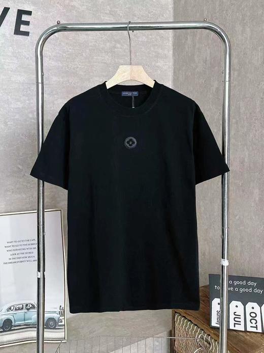 F031257春夏新款刺绣logo时尚百搭简单大气柔软舒适圆领短袖T恤 商品图1