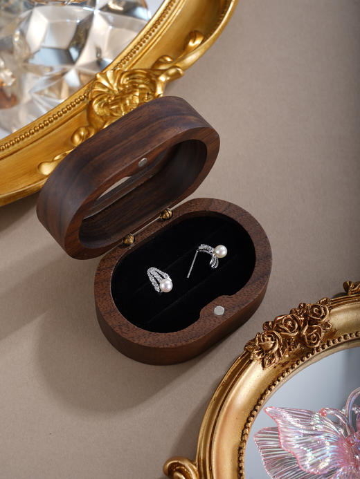 子佩集【光芒自洽‌】银S925珍珠惜王妃耳钉【PC6744】双色三爪2602 商品图6