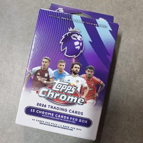 2026 Topps Chrome Premier League 英超 足球 Hanger盒