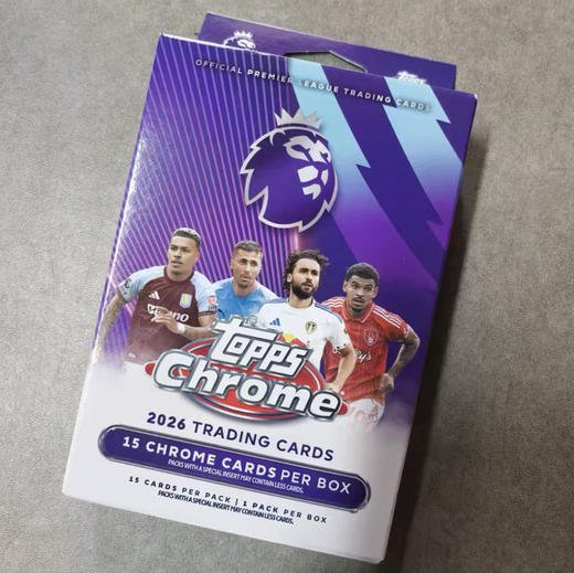 2026 Topps Chrome Premier League 英超 足球 Hanger盒 商品图0
