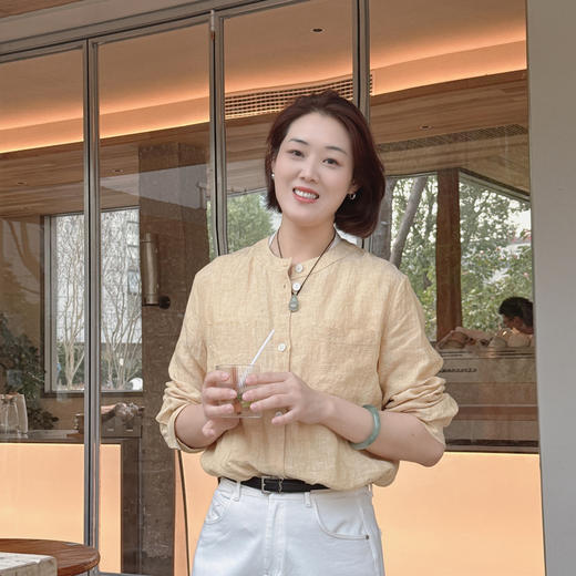 火桐hooton铂金系列 檀木与杜松 色织汉麻衬衫外套 商品图6