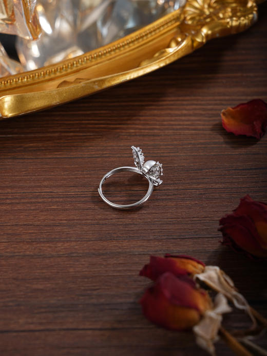 子佩集【绚烂重生】银S925珍珠惜王妃戒指【R2122】双色蝴蝶2602 商品图7