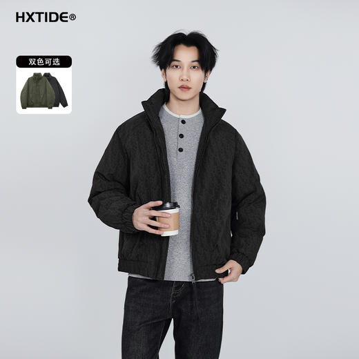 【新品上新】HX 冬季短款立领羽绒服S100544173101/02 商品图0